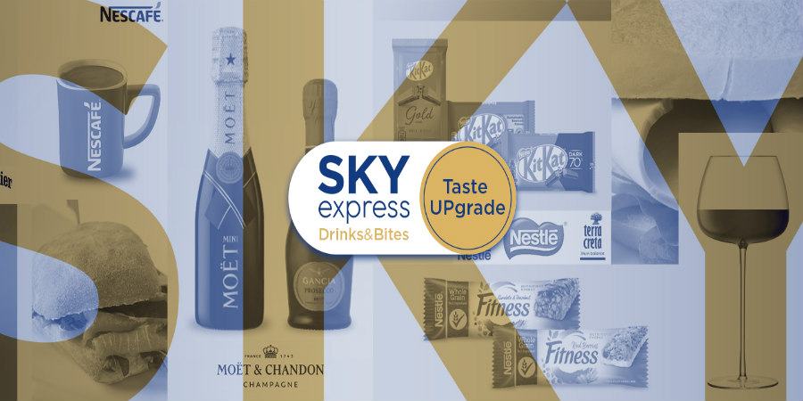 SKY Drinks & Bites, η νέα υπηρεσία της SKY express  που αναβαθμίζει την εμπειρία εν πτήσει!